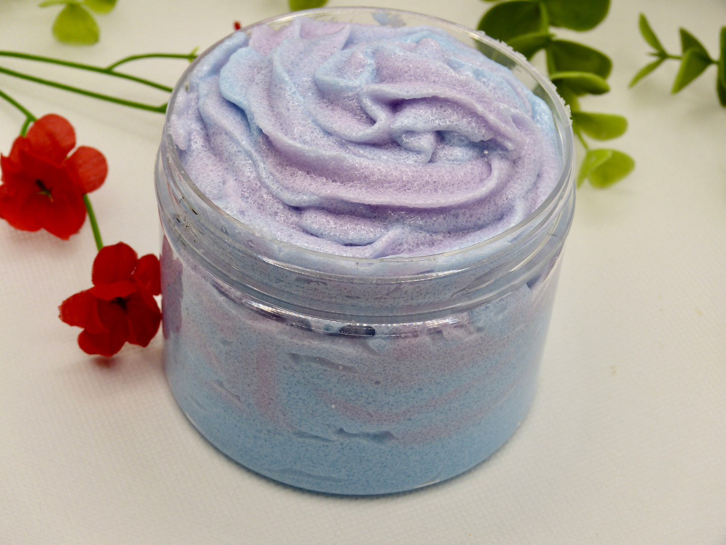 Blackberry fizz whipped soap