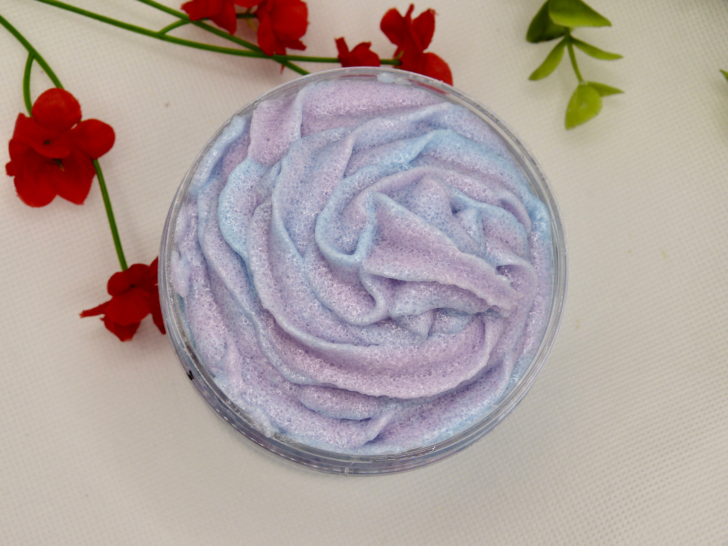 Blackberry fizz whipped soap